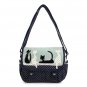Women Cute Cat Canvas Polka Dot Shoulder Crossbody Bag