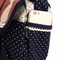 Women Cute Cat Canvas Polka Dot Shoulder Crossbody Bag