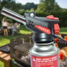 360 Degree Portable Gas Torch Flamethrower Burner Butane Gas Blow Outdoor Camping BBQ