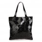 Diamond Pattern Foldable Handbag Patchwork Large Capacity Tote