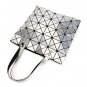 Diamond Pattern Foldable Handbag Patchwork Large Capacity Tote