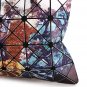 Diamond Pattern Foldable Handbag Patchwork Large Capacity Tote