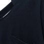Plus Size Casual Loose Black Cashmere Long Sleeve V Neck T-Shirt
