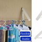 Wall Mounted Retractable Foldable Clothes Rack Magic Hanger Storage Holder