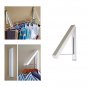 Wall Mounted Retractable Foldable Clothes Rack Magic Hanger Storage Holder