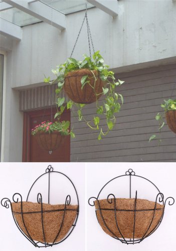 10inch Semicircular Wall Hanging Flowerpot