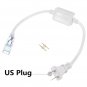 LED Strip Accessory Special US/EU Plug For 5050 Strip Light AC 220V