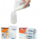 120Pcs 200ml Baby Food Feeding Storage Breast Milk Fresh Temperature Sensing Freezer Safe Bags