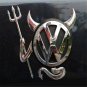 3D Devil Style Demon Sticker Car Emblem Logo