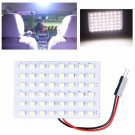 12V 48 SMD LED Panel Car Interior Light Bulb T10 Dome BA9S Adapter White
