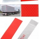 20Pcs/Pack Safety Vehicle Body Reflective Sticker Red-white