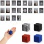 5MM Sphere Magnetic Balls Puzzle 216+4 in BOX Silver
