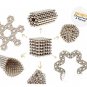 5MM Sphere Magnetic Balls Puzzle 216+4 in BOX Silver