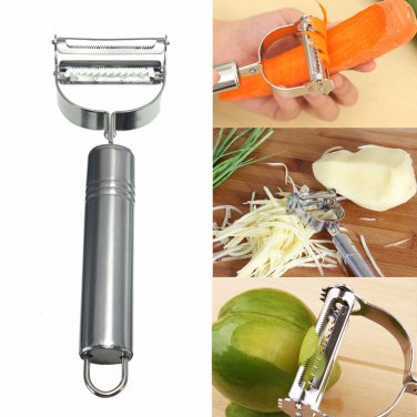 Stainless Steel Fruit Vegetable Peeler Cutter Slicer Kitchen Tool