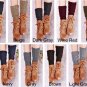 Women Crochet Knitted Leg Boot Cuffs Toppers Warmers Socks