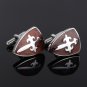 Men Vintage Wood Sword Shield Pattern Gift Shirt Accessories