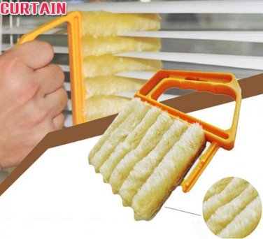 Microfibre Venetian Blind Brush Window Air Conditioner Duster Dirt Cleaner Tool