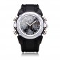 Unisex Sport Black Round Back Light Quartz Wrist Watch