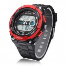 Back Light Sport Round Dial Alarm Men Women Quartz Watch