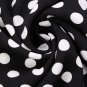 Black Pocket Strap Polka Dot Backless V Neck Zipper Women Beach Maxi Dress
