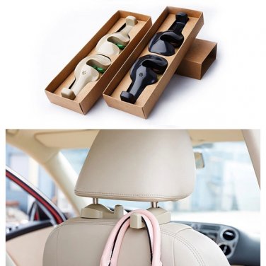 1 Pair Car Auto Delicate Seat Hanger Purse Bags Organizer Coat Holder Hook
