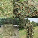2x3m Woodlands Leaves Hide Jungle Camouflage Netting Camo Net For Camping Military Hunting