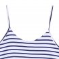 Women Stripe Strap Sleeveless Beach Party Mini Dress
