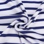 Women Stripe Strap Sleeveless Beach Party Mini Dress
