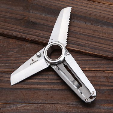 Mini-Remix Fine Edge Drop Point Clip Folding Knife Axle Hole
