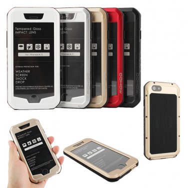 iPhone 6 6S 4.7'' Waterproof Dustproof Shockproof Metal Cover Case Skin Protective Shell