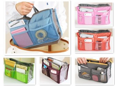 Large Insert Travel Storage Bag Organiser