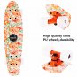Orange Peony Skateboard Non-Slip Flying Fish Skateboard Longboard