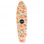 Orange Peony Skateboard Non-Slip Flying Fish Skateboard Longboard