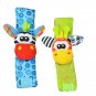 Baby Infant Rattle Cartoon Plush Toys Garden Bug Baby Wrist Rattle