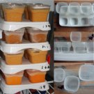Baby BPA Free Containers Box Feeding Pots Tray Storage