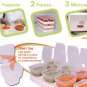 Baby BPA Free Containers Box Feeding Pots Tray Storage