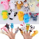 10pcs Animal Finger Puppets Toys