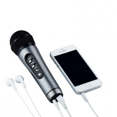 Mini Handheld Karaoke Microphone FM Wireless Car Moving KTV Room For iPhone Smartphones