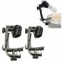 2PCS Adjustable Drum Stand Microphone Clamp Holder
