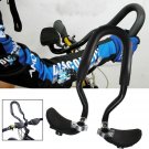 Bicycle Rest Handlebar Bar End Aluminium Alloy Sponge Cushion