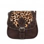 Women Solid PU Bag Retro Hollow Crossbody Bag