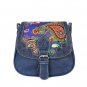 Women Solid PU Bag Retro Hollow Crossbody Bag