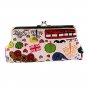 Women Cartoon Canvas Pattern Wallet Coin Purse