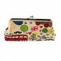 Women Cartoon Canvas Pattern Wallet Coin Purse