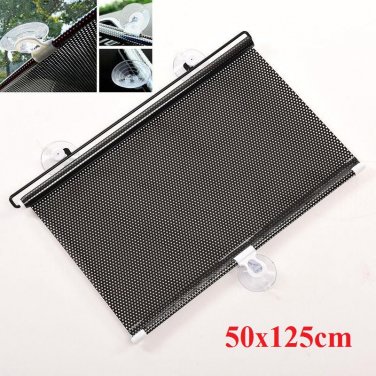50x125cm Retractable Car Window Sunshield Sun Shade Windshield