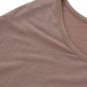Women Loose Solid Batwing Sleeve Hem T-Shirt