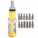 12 in 1 Multi-functional Precision Ratchet Screwdriver Set