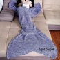 Comfortable Warm Soft Knitting Mermaid Tail Blanket