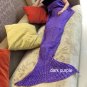 Comfortable Warm Soft Knitting Mermaid Tail Blanket
