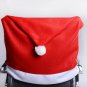 1PCS Santa Red Hat Chair Covers Christmas Decorations